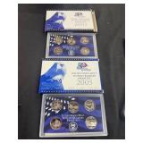 2002, 2005 US Mint Quarters Sets
