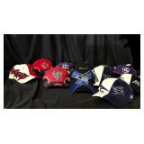 Lot of 11 XFL ball caps/hats