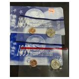 1999 Susan B Anthony Uncirculated Mint Dollars