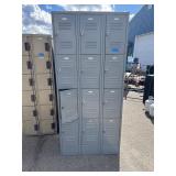 3 Column Locker Unit