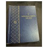 1909-1940 Lincoln Cent Book Random Starts
