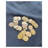 Lot of 39 Wheat Pennies