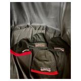 Lot of four overhead door beanies/hats