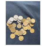 Lot of 39 Wheat Pennies