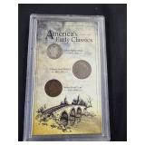 American early Classics coin plaque