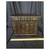 Large book themed chest 13ï¿½ x 11.5ï¿½