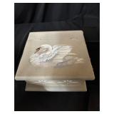 Handpainted greens wood box