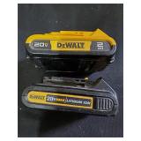 2 DeWalt 20v batteries