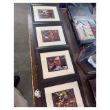 Lot of 4 Framed Bistro Art