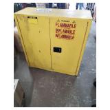 Flammable storage cabinet