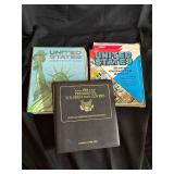 Lot of three empty stamp books