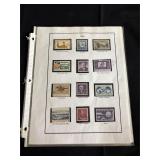 Four sheets of stamps