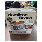 New Hamilton Beach 6qt Crock Pot