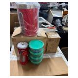 New Canister Set, Coke Straws, Can Opener & Bowls