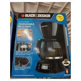 New Black and Decker 12 Cup Coffee Maker