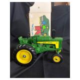 John Deere diecast tractor with box
