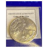 2008 American Silver Eagle .999