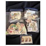 Large lot of foreign stamps