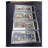 Lot of 4 Slabbed Uncirculated $2 Bills