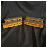 Lot of 3 Lionel passenger cars