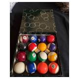 1 3/4ï¿½ miniature billiards/pool balls