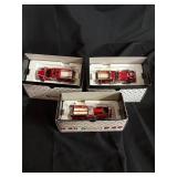 Lot of 3 American classic fire engines