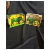 Lot of 2 John Deere tractors diecast