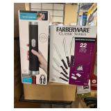 Brand New Knife Set and Electric Wine Opener