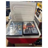 Personal Igloo cooler Filled DVDs
