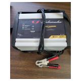 2 battery chargers
