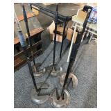 5 cast iron base microphone stands