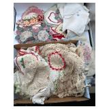 Vintage crochet doilies & more