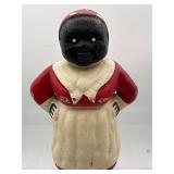 8' black Americana cast iron Bank