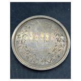 1877 sterling silver Brantford College medal