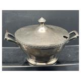 Wabash railroad Silver plate Sugar bowl