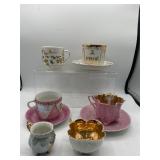 Vintage cups and saucers some German