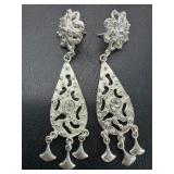 9.45 g Sterling silver JP earrings