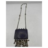 Vintage tribal enamel necklace