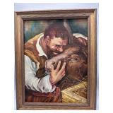 Signed painting on canvas