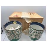 Japan Kivomizu-Yaki tea cups