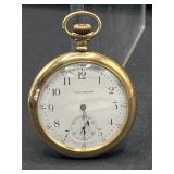 Antique Waltham gold filled pocket watch