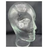 Vintage glass mannequin head