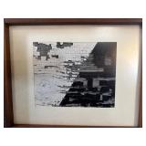 Signed John Johnson framed art