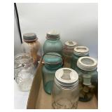 Vintage mason jars