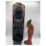 African bust sculpture & more