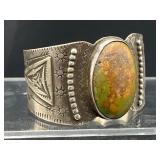 Native American Sterling silver cuff bracelet
