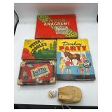 Vintage games and dice