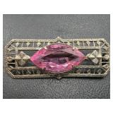 Antique sterling silver brooch 3.8 g