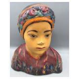 Paris art co chalkware bust
