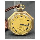 Antique Gruen gold filled 17j pocket watch